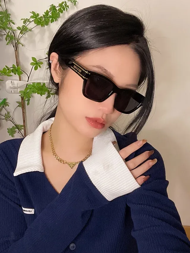 Dior Black Brown Rectangular Front Acetate Frame Optical Glasses 2