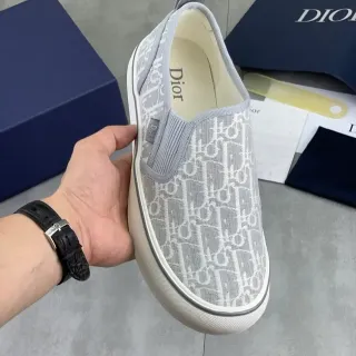 Dior 灰白色 Monogram Jacquard 套脚 生活方式运动鞋