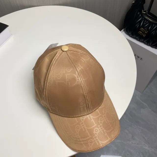 Dior Oblique Monogram 米色棒球帽 6