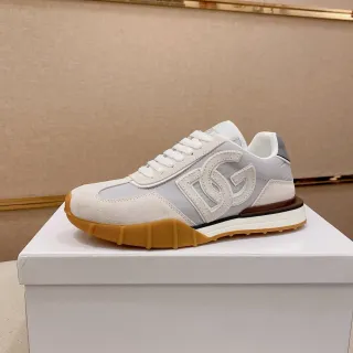 Dolce & Gabbana B27 Gray and White Lifestyle Sneakers