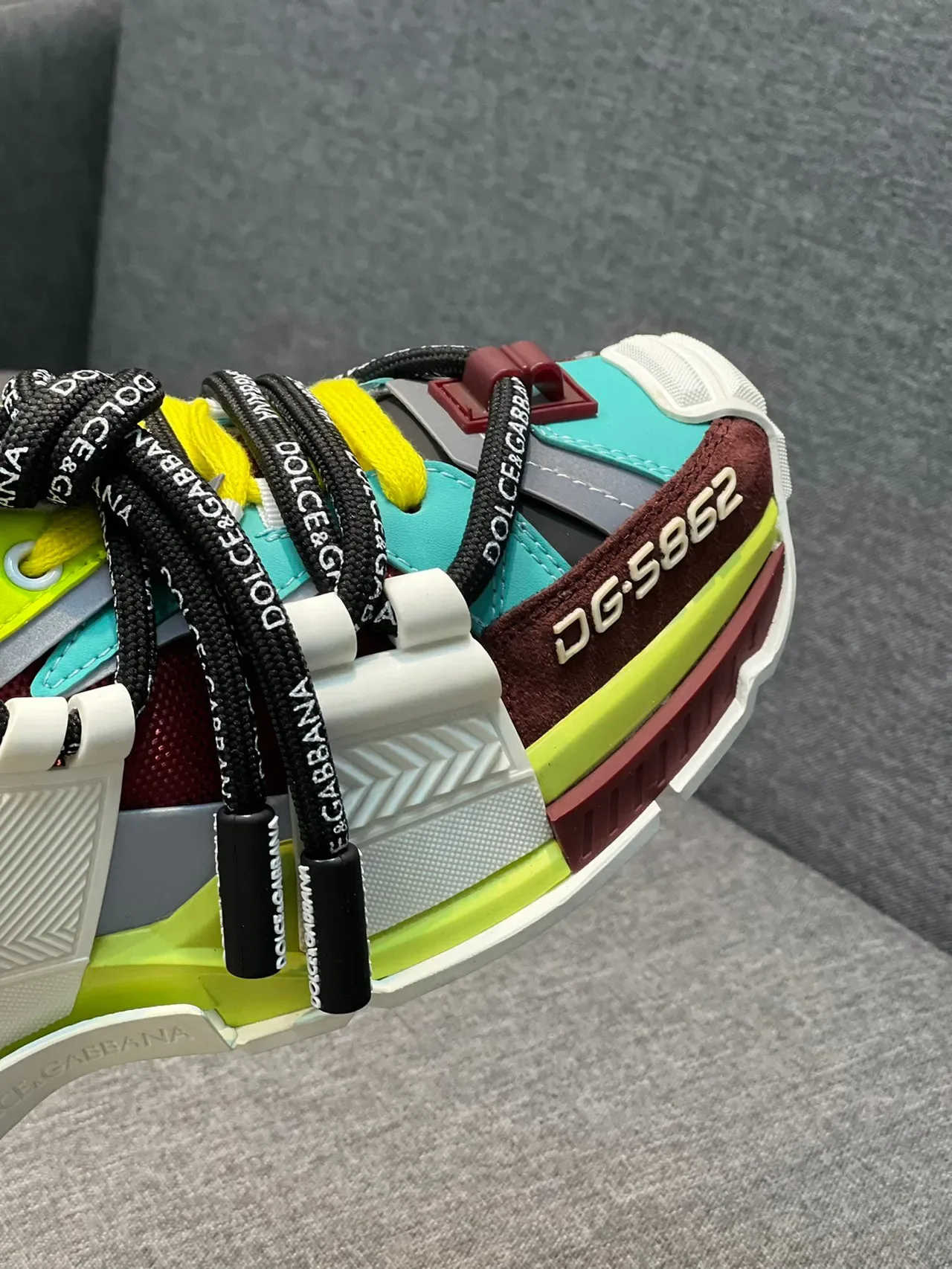 Dolce & Gabbana DG-5862 Multicolor Chunky Sneakers 3