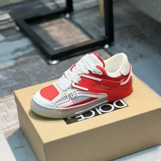 Dolce & Gabbana NS1 Red White Gray tênis lifestyle