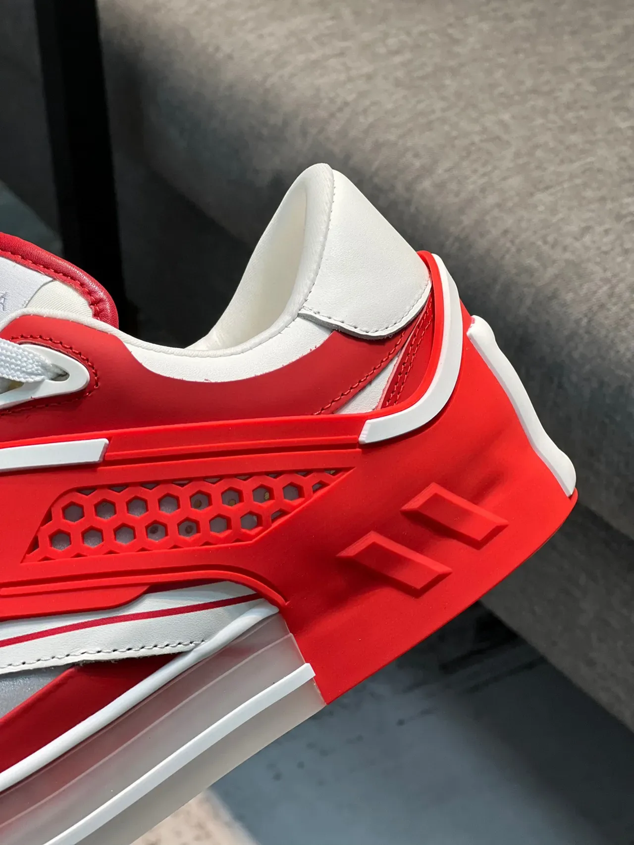 Dolce & Gabbana NS1 Red White Gray Lifestyle Sneakers 8