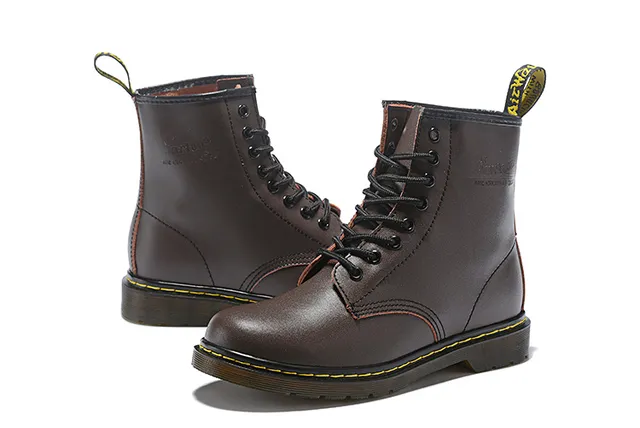Dr. Martens 1460 黑色光滑皮革马丁靴 13