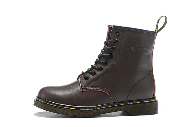 Dr. Martens 1460 黑色光滑皮革马丁靴 15