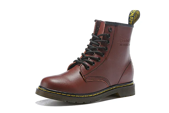 Dr. Martens 1460 黑色光滑皮革马丁靴 20