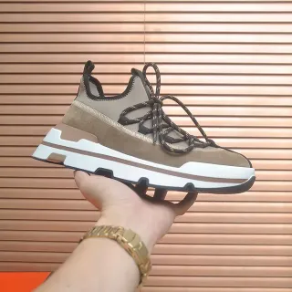 Beige and White Chunky Lifestyle Sneaker
