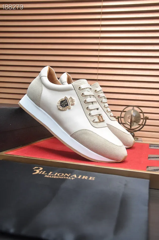 Billionaire Crested Two-Tone Lifestyle Sneakers 7