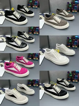 Black and White Geometric Panel Low-Top Sneakers 4