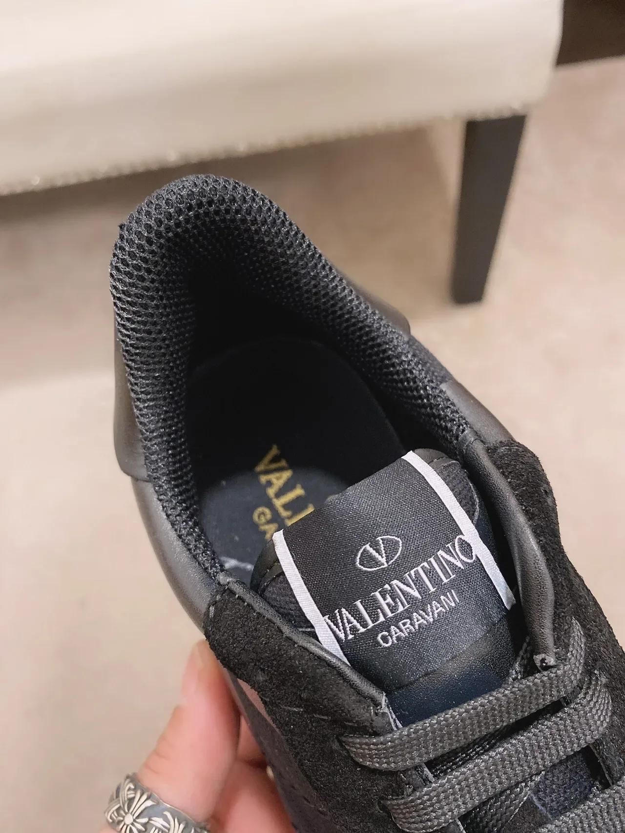 Black Camouflage Overlay Low-Top Lifestyle Sneaker 5
