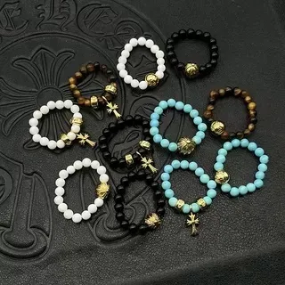 Black Gold سوارة خرز مرنة