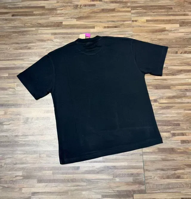 Black Graphic-Print Oversized T-Shirt 7