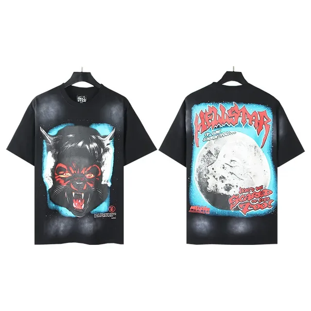 Black Oversized Double-Sided Graphic Print T-Shirt 2