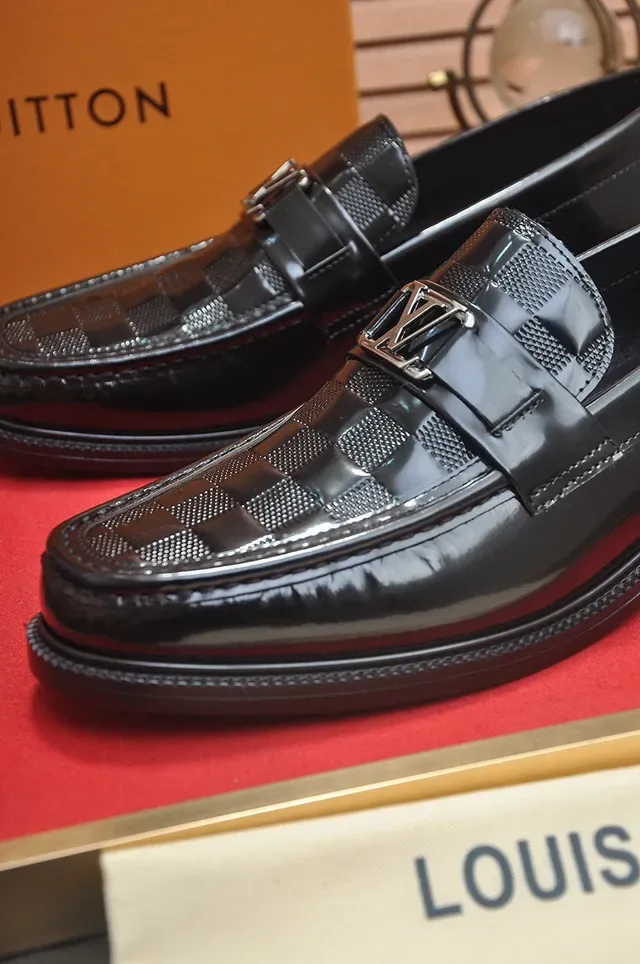 Black Patent Leather Bit Strap Loafer 4