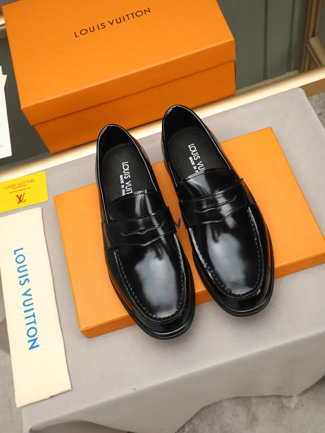 Black Penny High-Gloss Leather Loafer 3