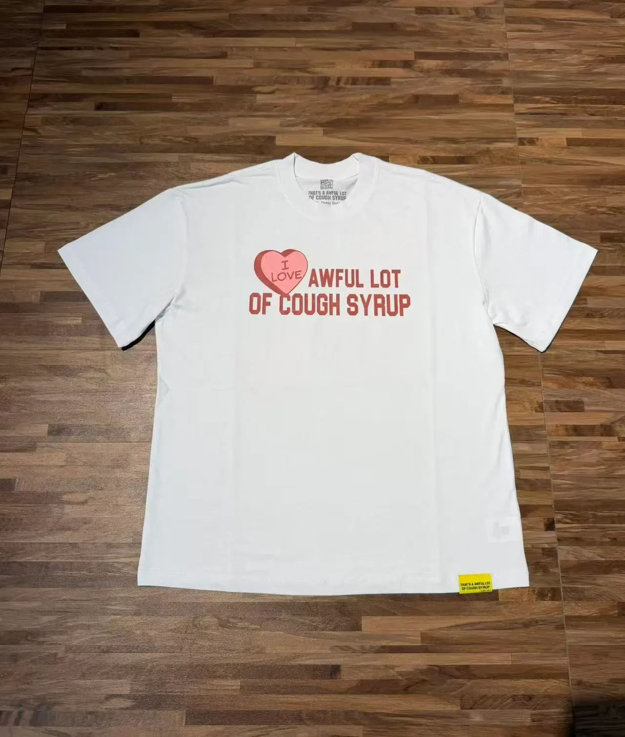 T-shirt double face à imprimé graphique noir et rose 6