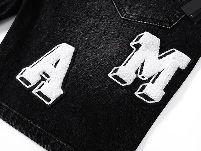 Black White Distressed Graphic-Appliqué Shorts 6