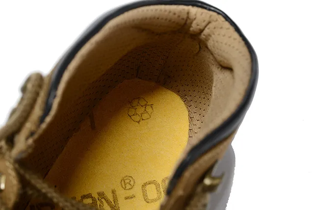 CAT Marron Noir Tan Nubuck Haut Col rembourré Bottes de travail 8