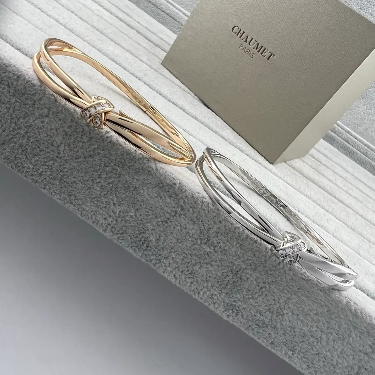 Chaumet Liens Knot Motif أساور ماسية 7