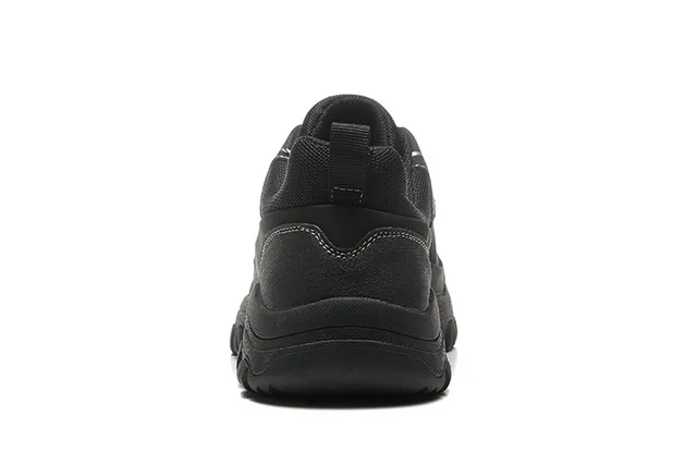 CRISPI Bottine de randonnée noire grise à talon bas avec upper synthétique 6