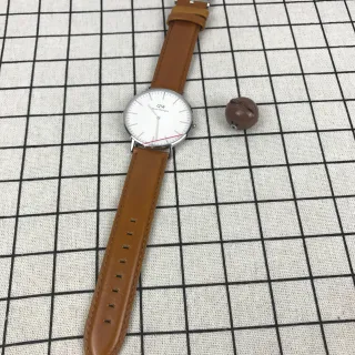 Daniel Wellington Classic Minimalist Tan Leather Strap Quartz Watch