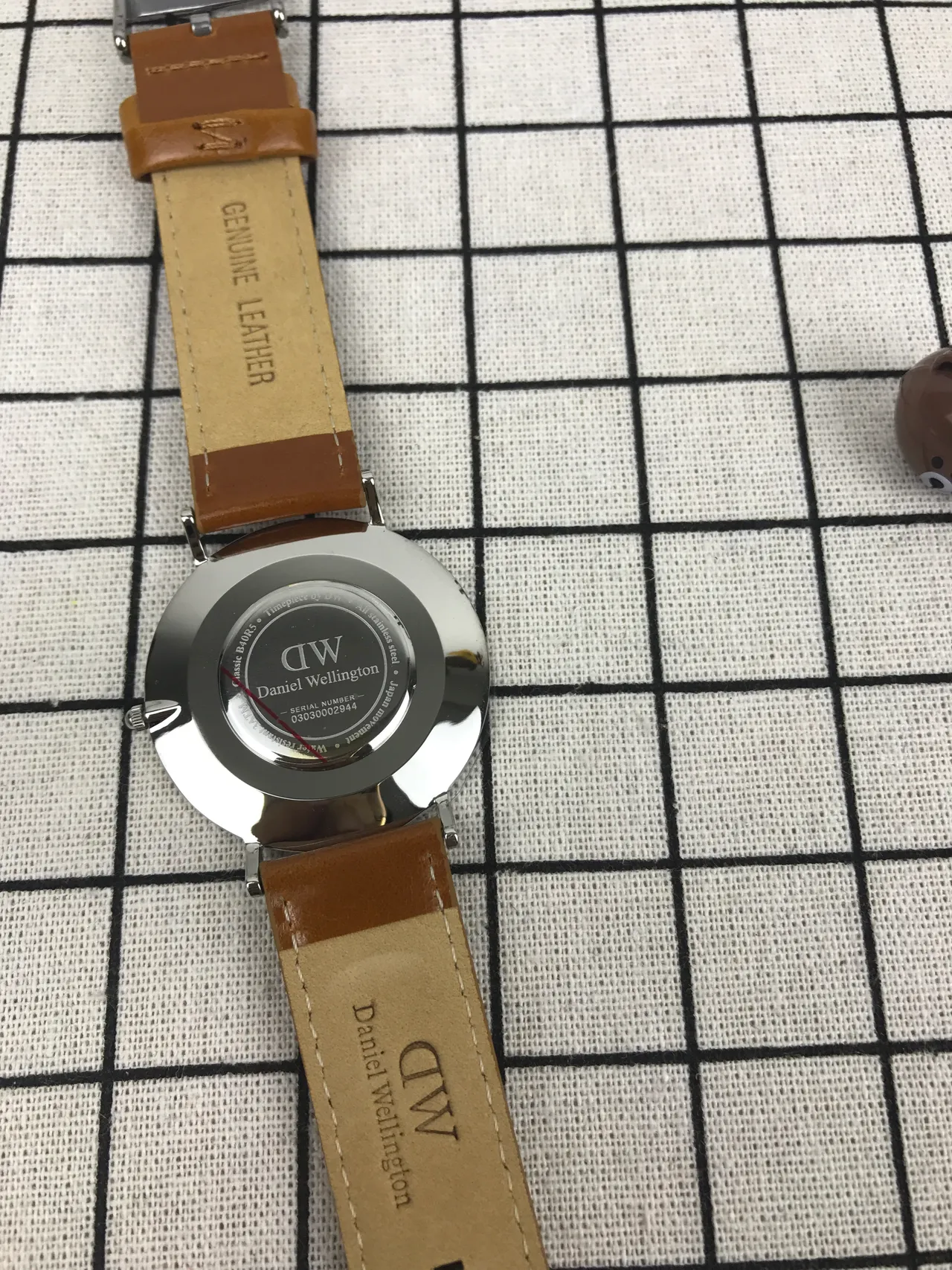 Daniel Wellington Classic Minimalist Tan Leather Strap Quartz Watch 3
