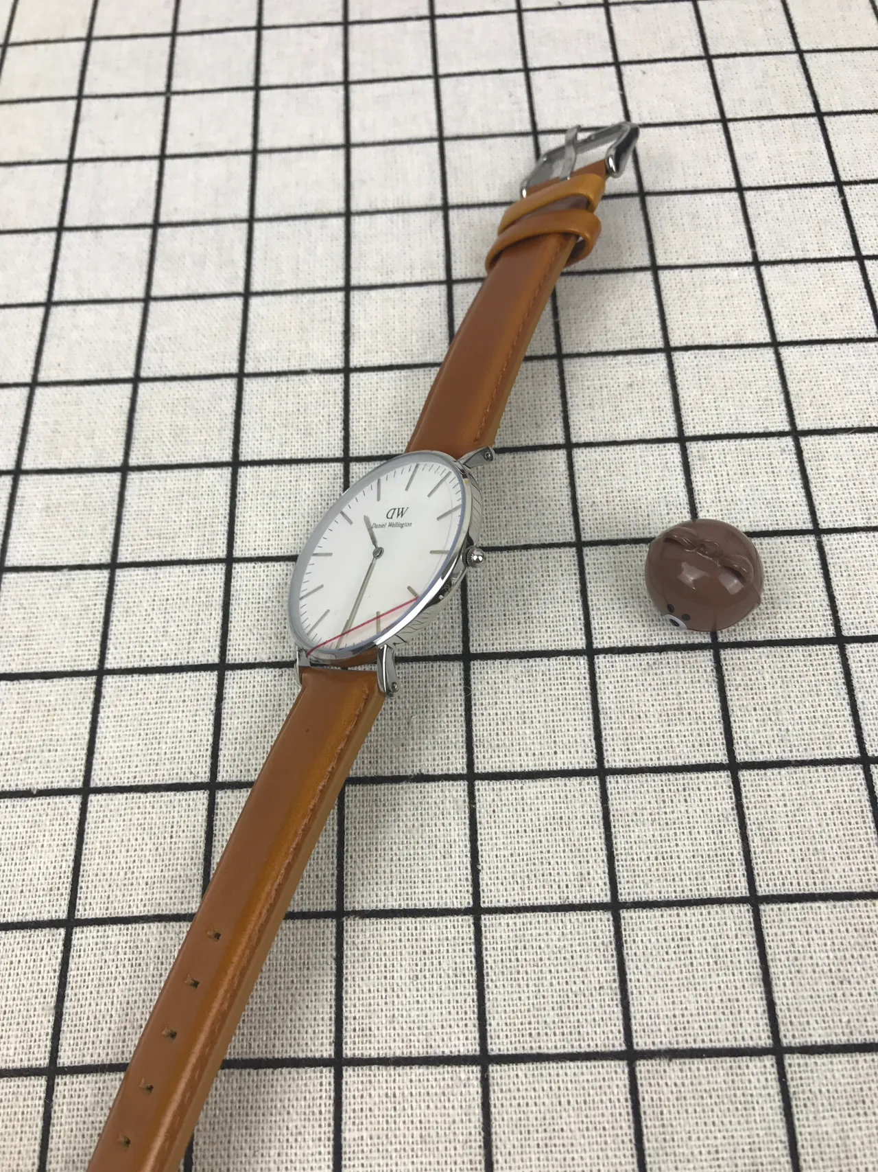 Daniel Wellington Classic Minimalist Tan Leather Strap Quartz Watch 5