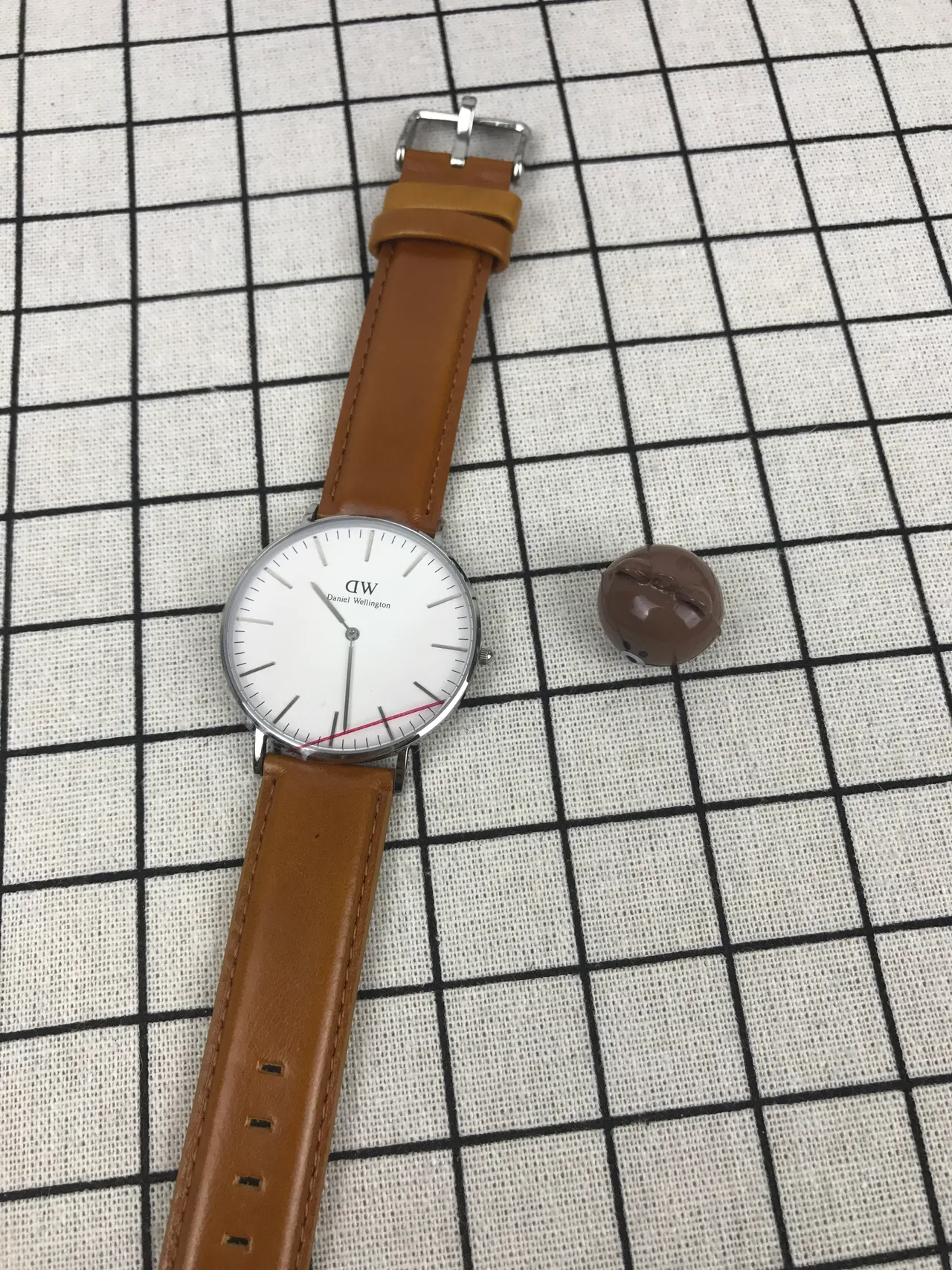 Daniel Wellington Classic Minimalist Tan Leather Strap Quartz Watch 6