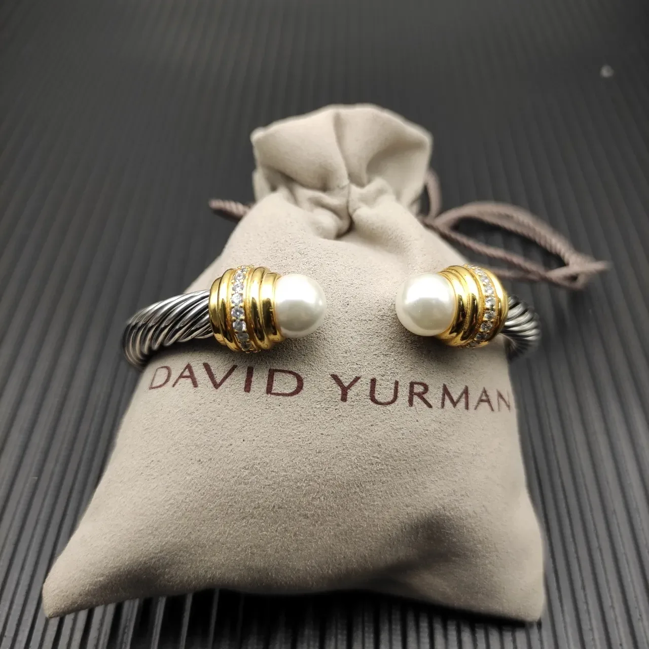 David Yurman Cable Classics Pearl Twisted Cable Bracelet 6