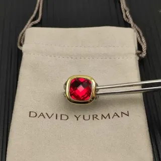David Yurman 红金 枕形宝石 双色金属镶嵌 戒指