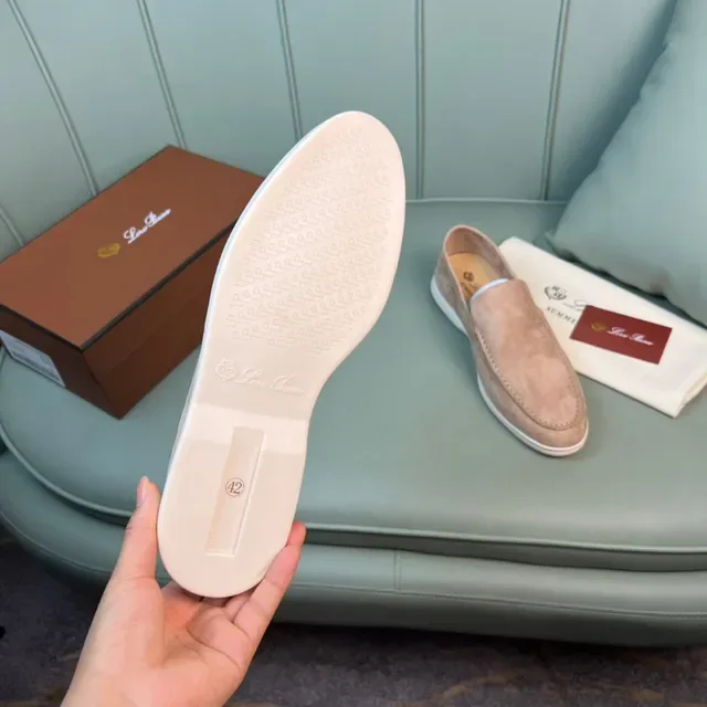 Mocas moc-toe slip-on de ante rosa polvoriento 2