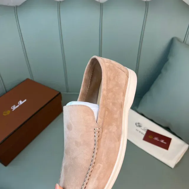 Mocas moc-toe slip-on de ante rosa polvoriento 3