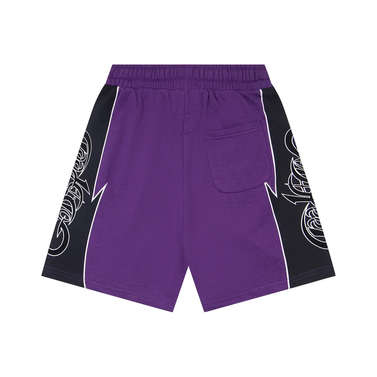 Graphic Side Panel Elastic Waist Drawstring Shorts 7