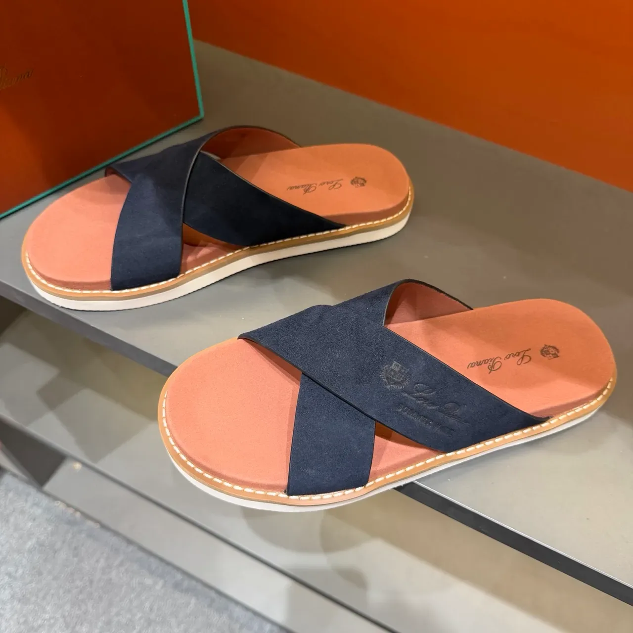 Loro Piana Summer Walk Sandales Casual Bride Croisée 13