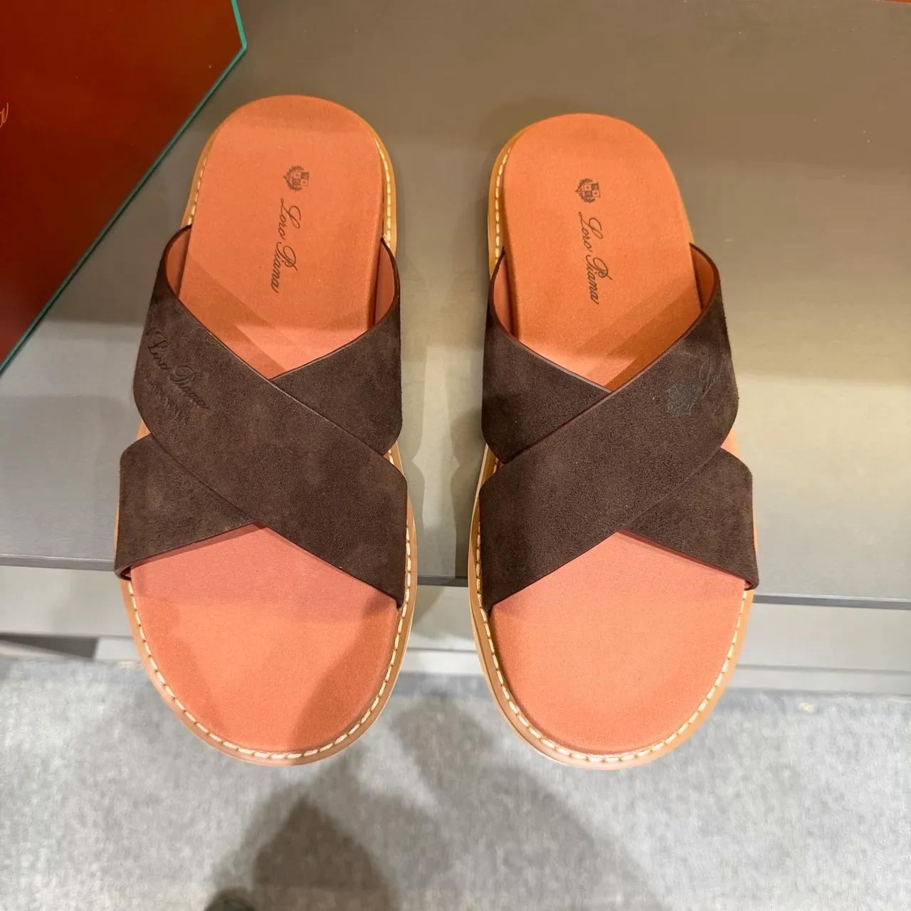 Loro Piana Summer Walk Sandales Casual Bride Croisée 14