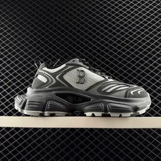 MLB Cyber Daddy Shoes أحذية رياضية رمادية سوداء كبيرة الحجم