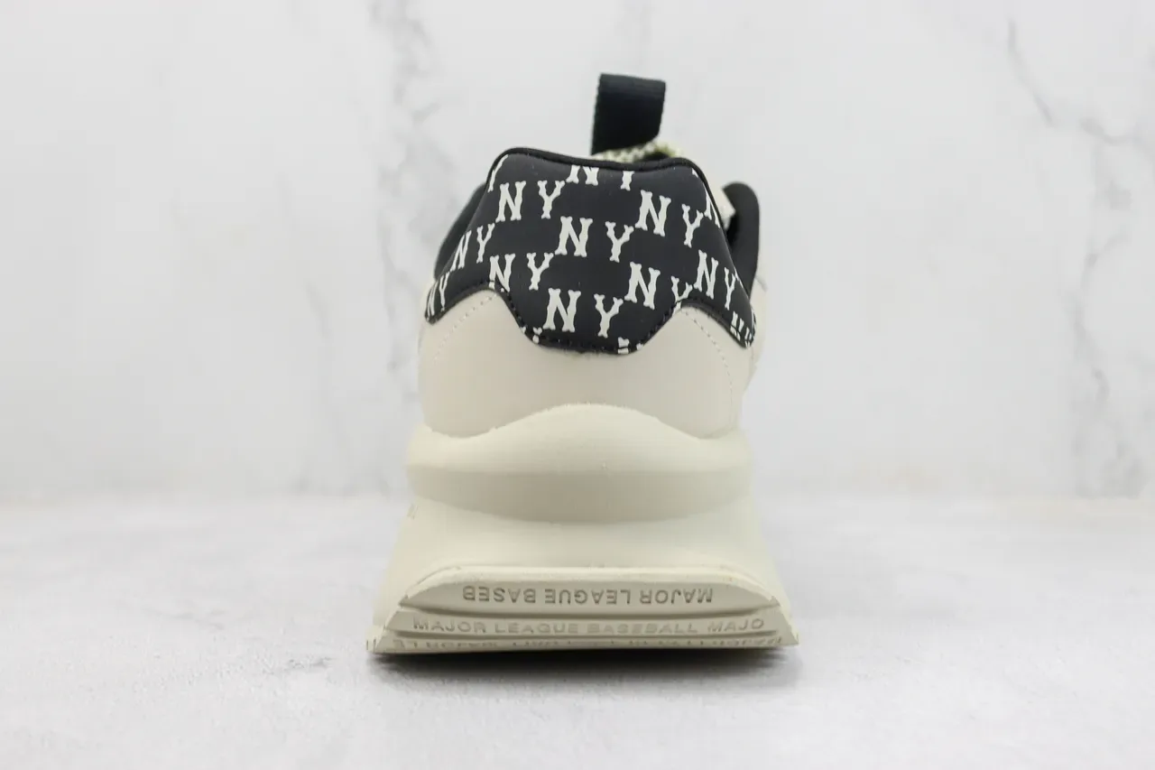 MLB Interlocking NY Logo Beige Lifestyle Sneaker 9