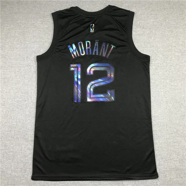 NBA Ja Morant Edición Arcoíris Camiseta Negra 2