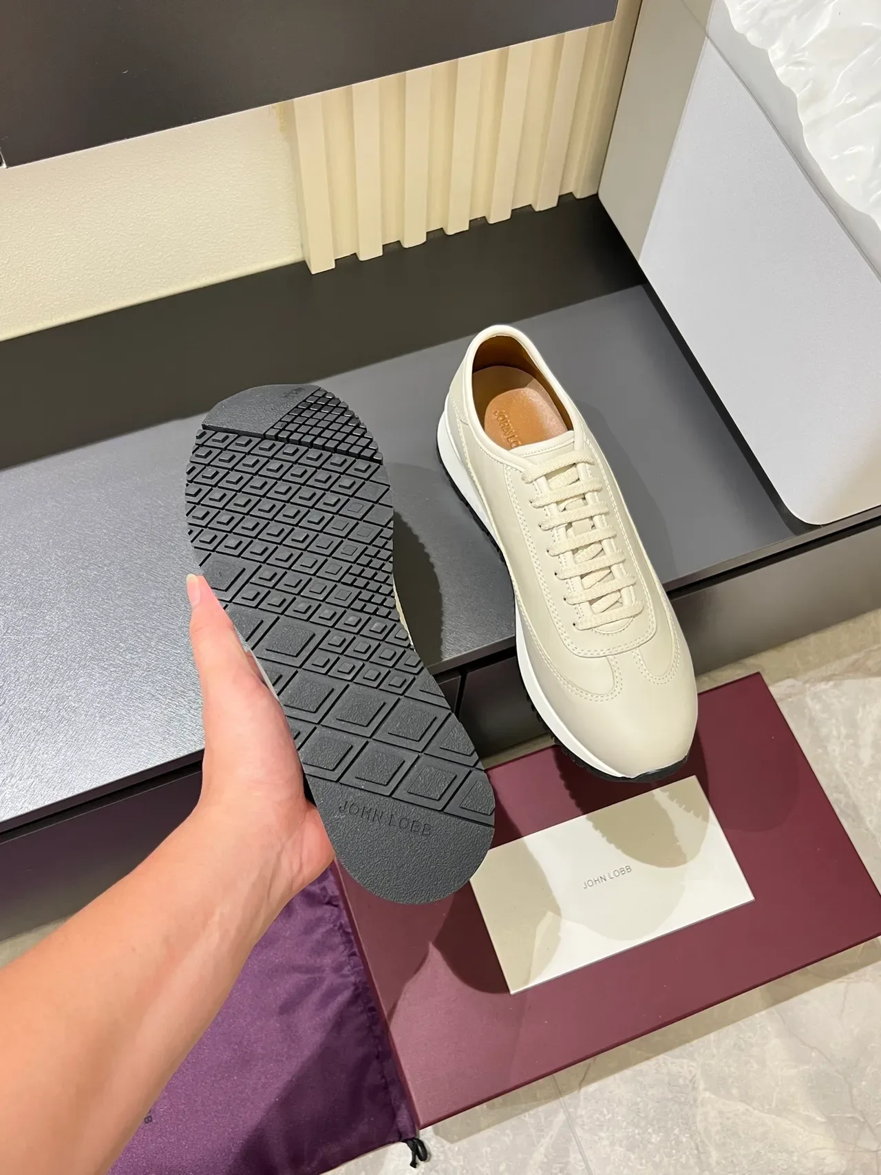 Off-White Tênis Lifestyle de Couro Low-Top 3