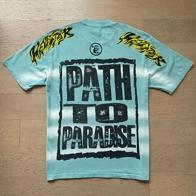 T-shirt oversize double face imprimé graphique crâne et 'Path To Paradise' 10