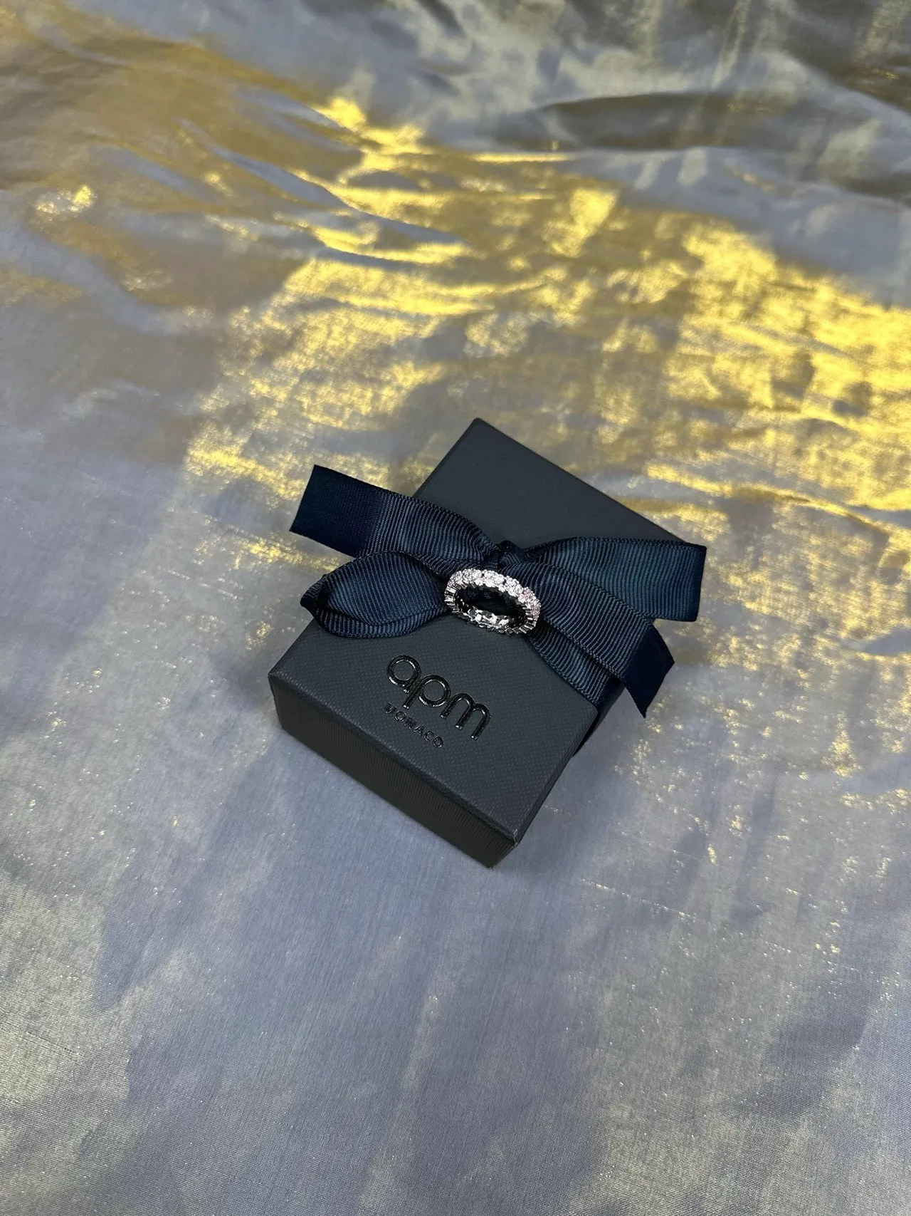Pavé-Set Multi-Stone Eternity Band Ring 7