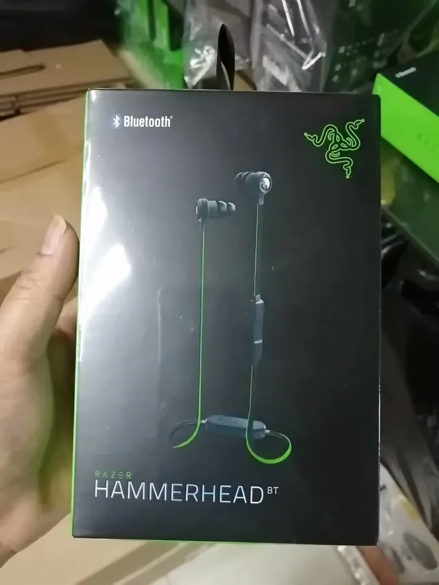 Razer हरा काला जीवंत चेसिस डिटैचेबल बूम माइक ओवर-यर हेडफोन्स 14