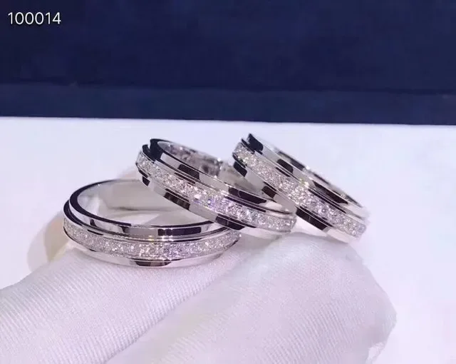 Rose Gold Pavé and Channel-Set Diamond Stackable Rings 8