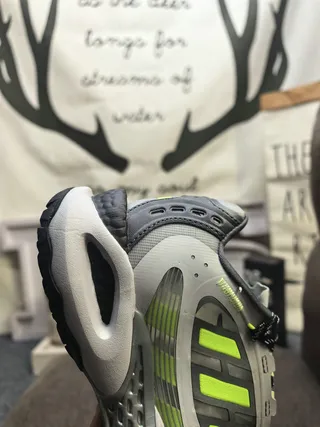 Silver Gray and Black Chunky Lifestyle Sneakers 3
