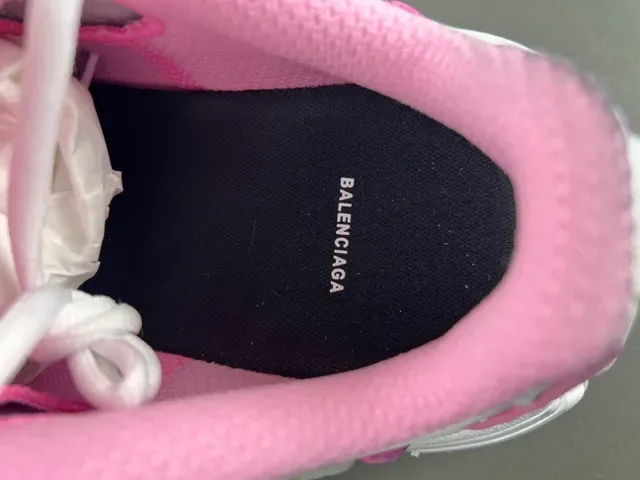 Skechers D'Lites सफेद गुलाबी प्लेटफॉर्म सोल लेयर्ड सिंथेटिक ओवरले चंकी स्नीकर्स 6