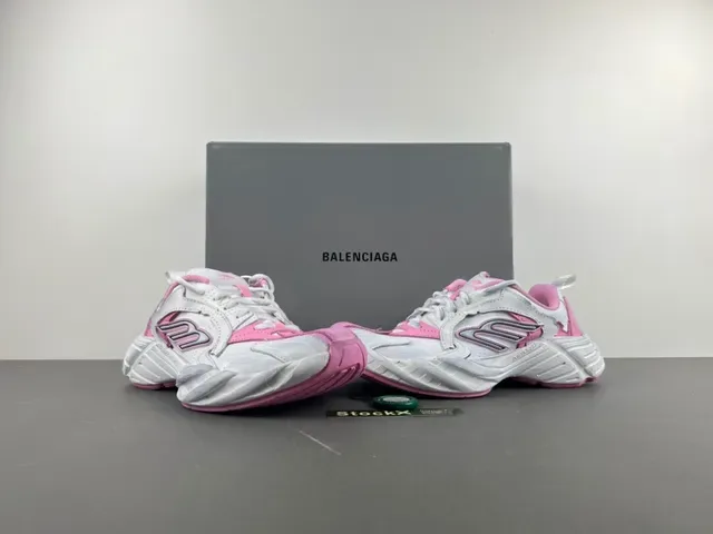 Skechers D'Lites सफेद गुलाबी प्लेटफॉर्म सोल लेयर्ड सिंथेटिक ओवरले चंकी स्नीकर्स 11