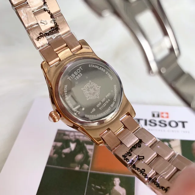 Tissot T-Lady Wave Series Rose Gold-Tone Quartz Watch 3