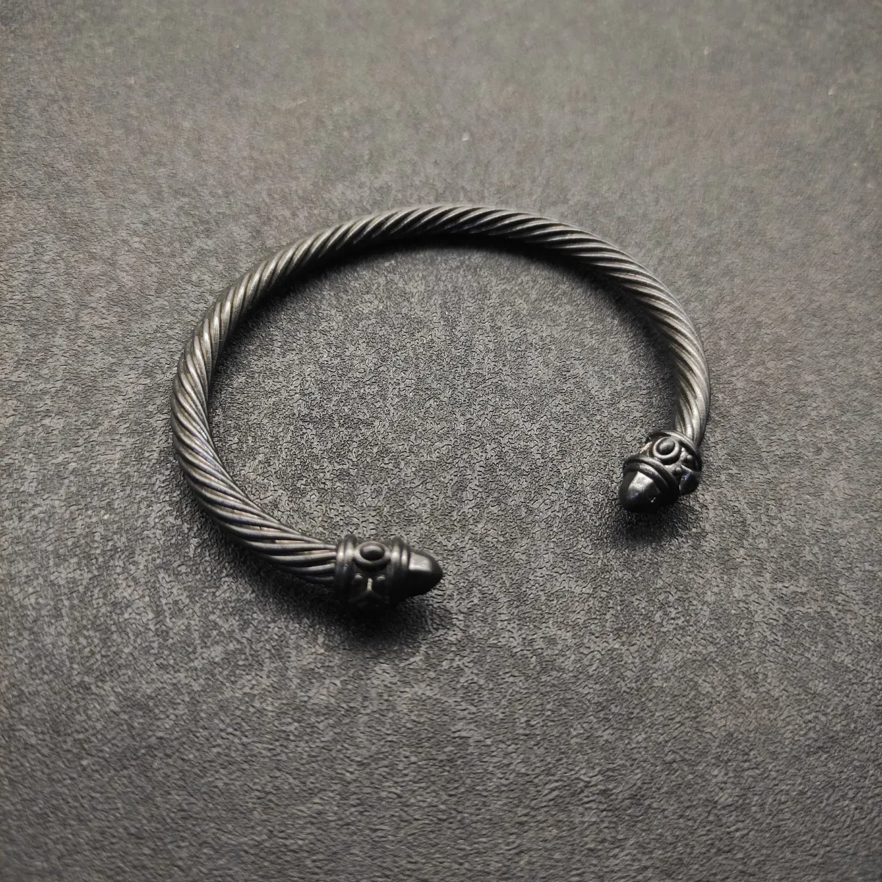 Twisted Cable Open Cuff Bracelet 6