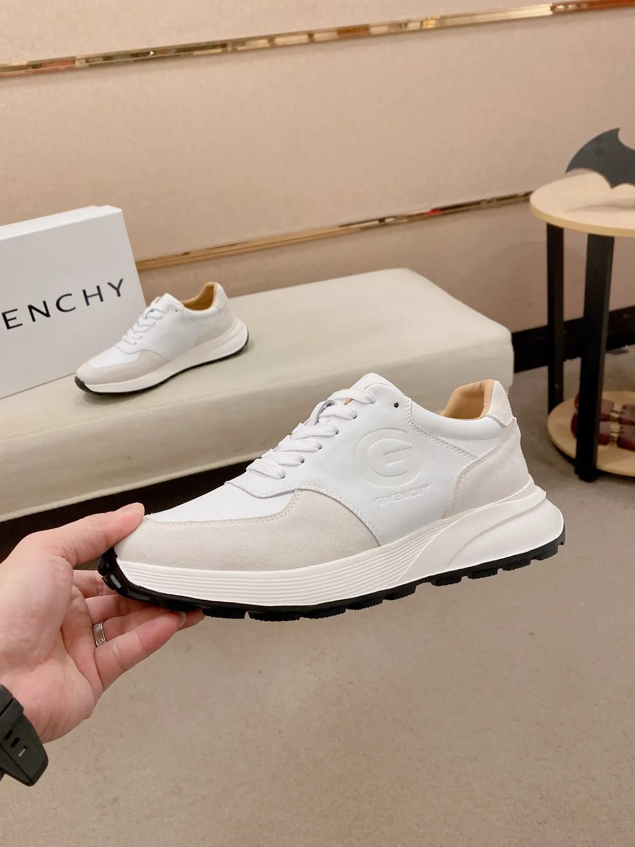 Givenchy City Sport White and Beige Lifestyle Sneakers 3