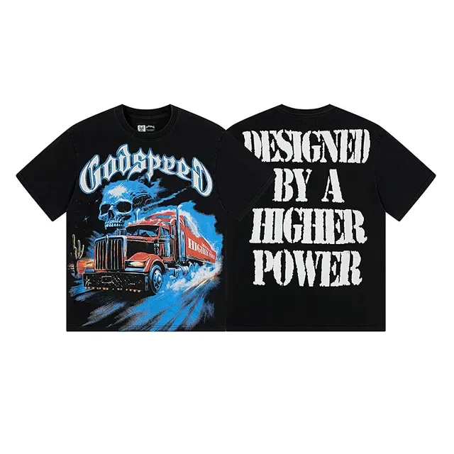 T-shirt col rond imprimé graphique Godspeed 2